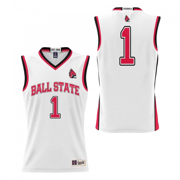#1 Ball State Cardinals ProSphere Basketball Jerse...