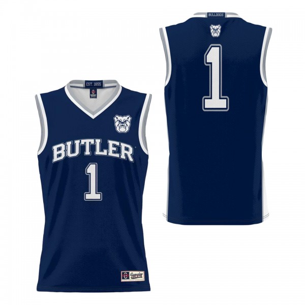 #1 Butler Bulldogs ProSphere Basketball Jersey Nav...