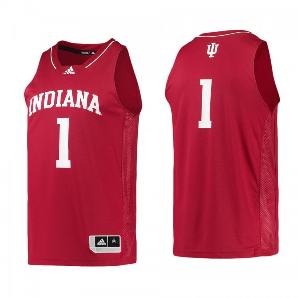 #1 Indiana Hoosiers adidas Team Swingman Basketbal...