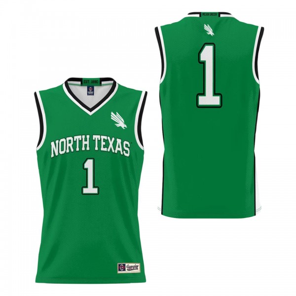 #1 North Texas Mean Green ProSphere Basketball Jer...