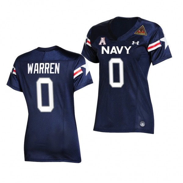 Chance Warren Navy Midshipmen 2021-22 Fly Navy Jer...