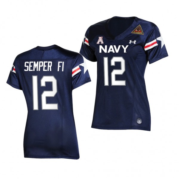 Semper Fi Navy Midshipmen 2021-22 Fly Navy Jersey ...