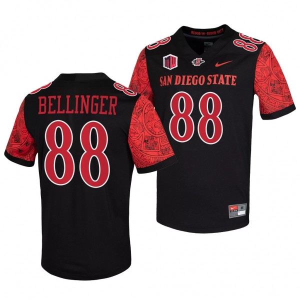 San Diego State Aztecs Daniel Bellinger 88 Jersey ...