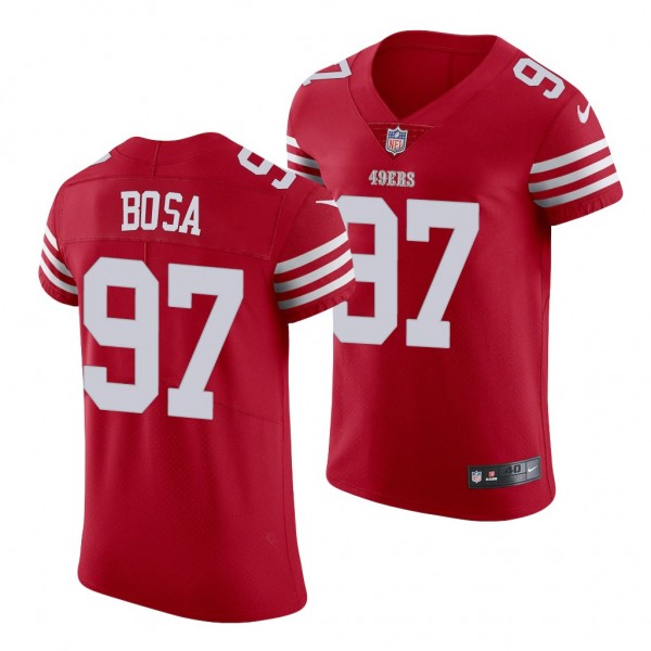San Francisco 49ers Nick Bosa Vapor Elite Jersey #97 Scarlet 2022-23 Uniform