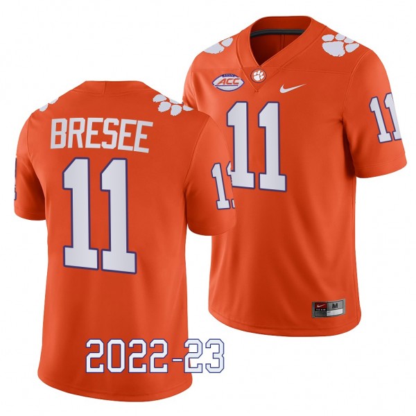 Clemson Tigers Bryan Bresee Jersey 2022-23 Game Or...