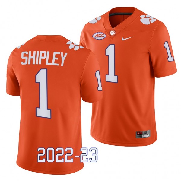 Clemson Tigers Will Shipley Jersey 2022-23 Game Or...