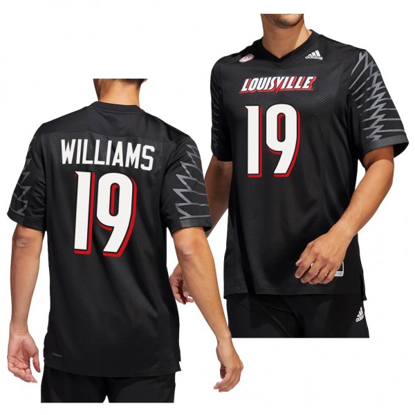 Popeye Williams Louisville Cardinals #19 Black Jer...