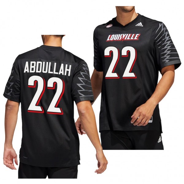 Yasir Abdullah Louisville Cardinals #22 Black Jers...