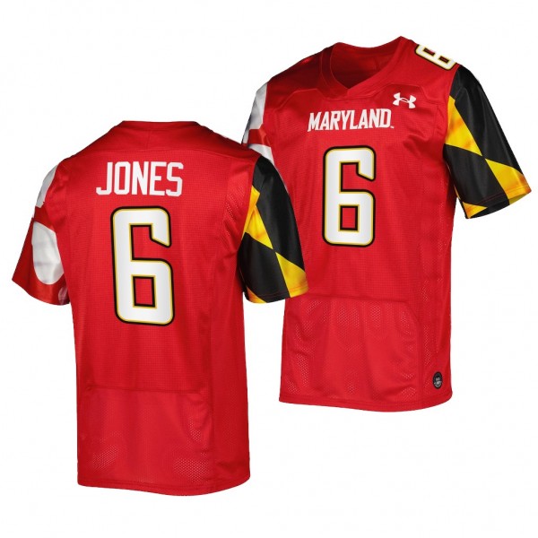 Maryland Terrapins #6 Jeshaun Jones 2022-23 Colleg...
