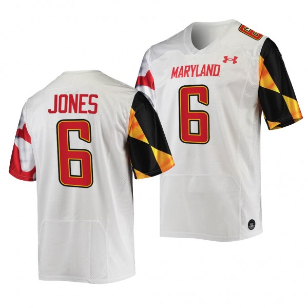 Maryland Terrapins Jeshaun Jones Jersey 2022-23 Co...