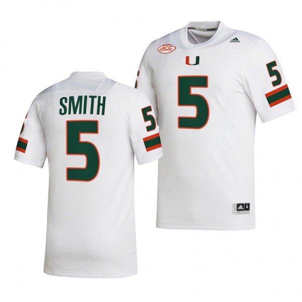 Miami Hurricanes Key'Shawn Smith Jersey 2022-23 Co...