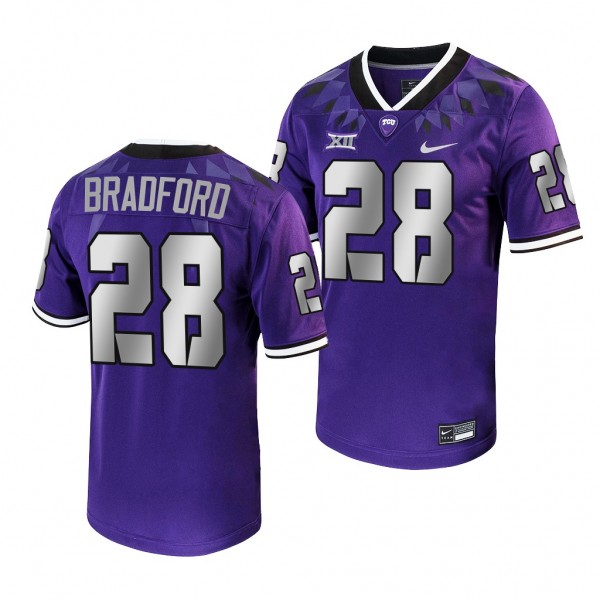 TCU Horned Frogs Nook Bradford Jersey 2022-23 Unto...