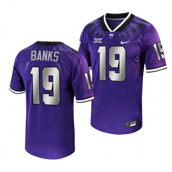 TCU Horned Frogs Shadrach Banks Jersey 2022-23 Unt...
