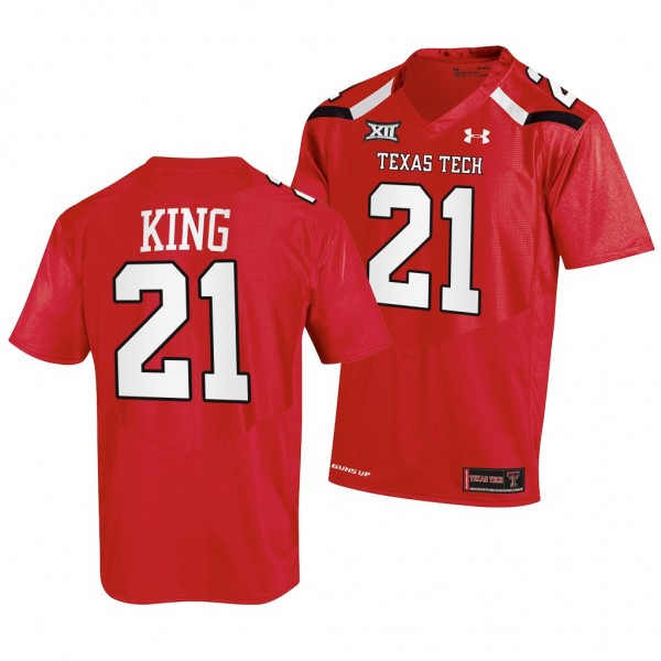 Texas Tech Red Raiders #21 Tyler King 2022-23 Coll...
