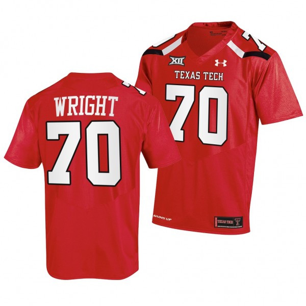 Texas Tech Red Raiders #70 Weston Wright 2022-23 C...