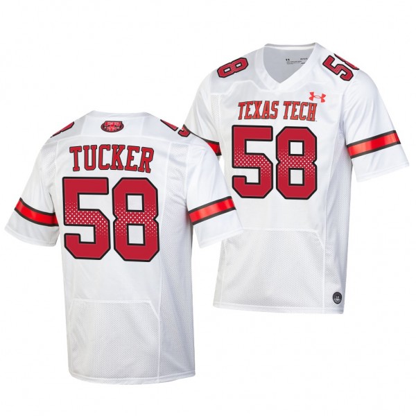 Texas Tech Red Raiders #58 Jack Tucker 2022 Throwb...