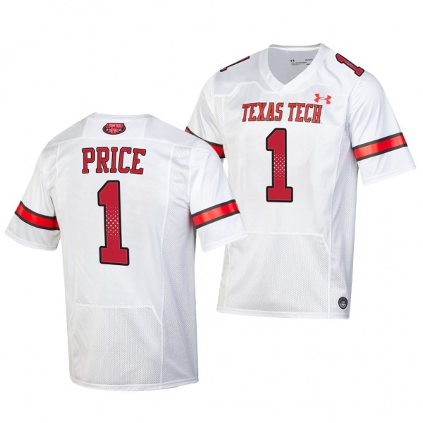 Texas Tech Red Raiders #1 Myles Price 2022 Throwba...