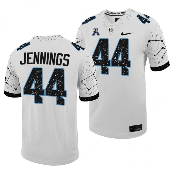 Branden Jennings UCF Knights #44 White Jersey 2022...