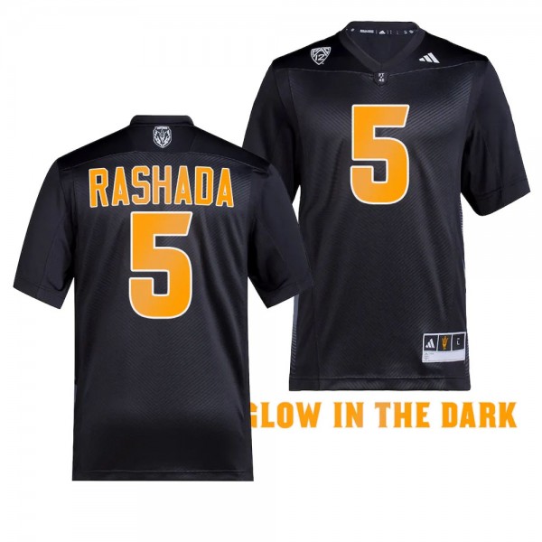 Arizona State Sun Devils Ghost Story Jaden Rashada #5 Black Men's Premier Football Jersey