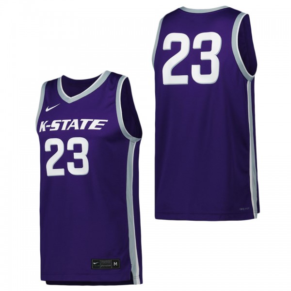 #23 Kansas State Wildcats Nike Replica Basketball ...