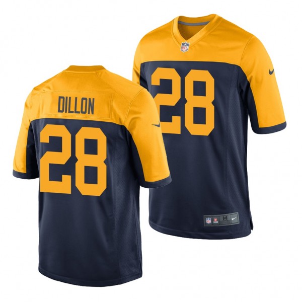 Green Bay Packers A.J. Dillon Navy 2020 NFL Draft ...