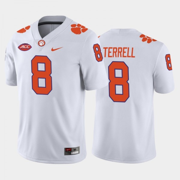 College Football Clemson Tigers A.J. Terrell White...