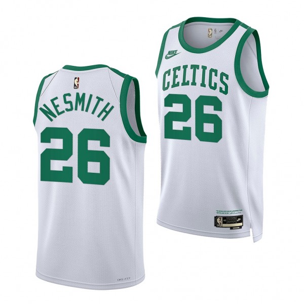 Aaron Nesmith #26 Boston Celtics Year Zero White J...