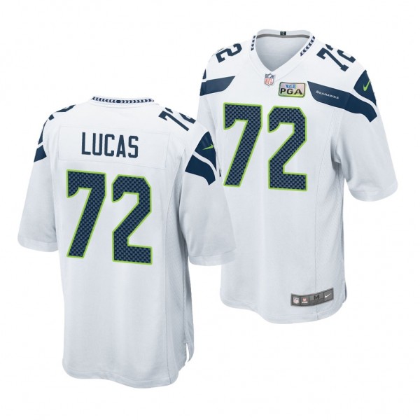 Seattle Seahawks Abraham Lucas 2022 NFL Draft Jers...
