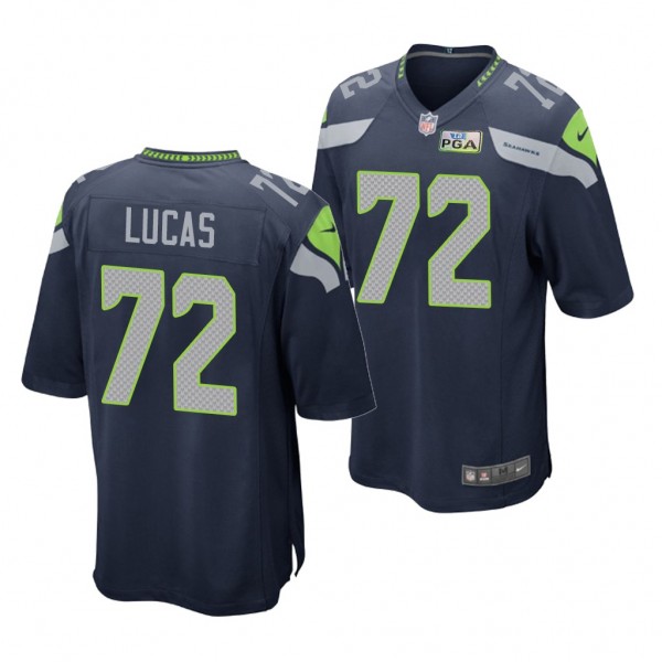 Seattle Seahawks Abraham Lucas 2022 NFL Draft Jers...