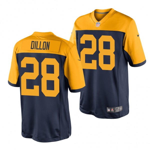 NFL AJ Dillon Navy 2020 NFL Draft Alternate Game J...