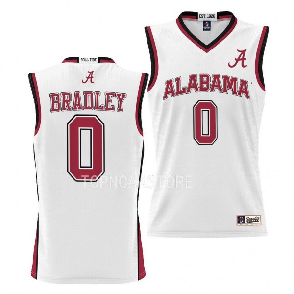 Jaden Bradley Alabama Crimson Tide White College B...