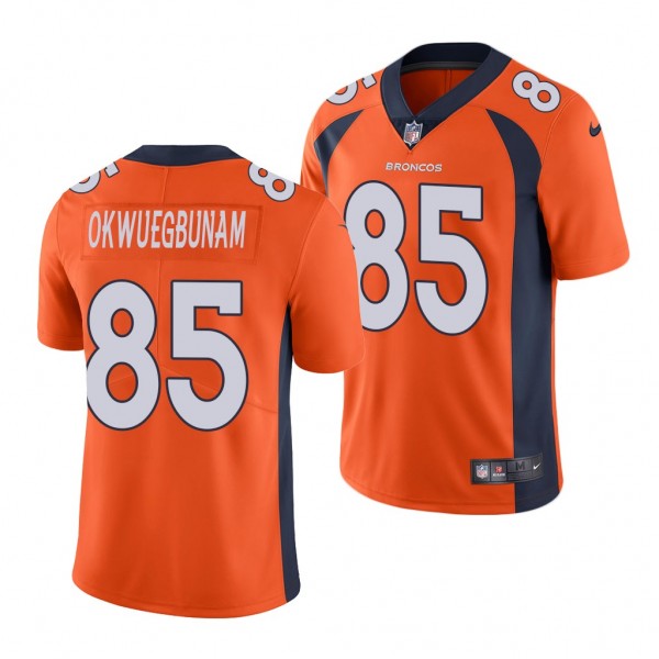 Denver Broncos Albert Okwuegbunam Orange 2020 NFL ...