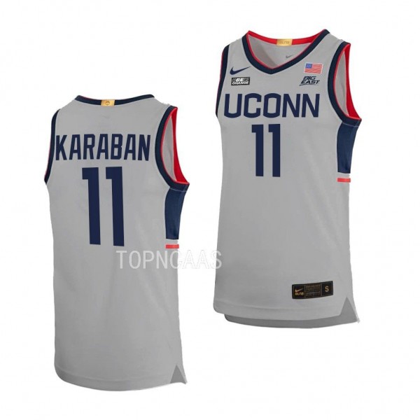 Alex Karaban #11 UConn Huskies Alternate Basketbal...