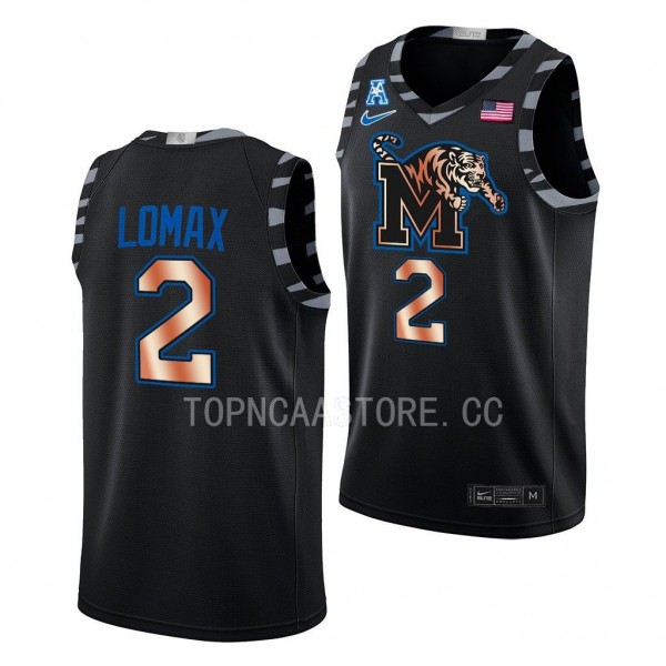 Alex Lomax #2 Memphis Tigers Copper College Basket...