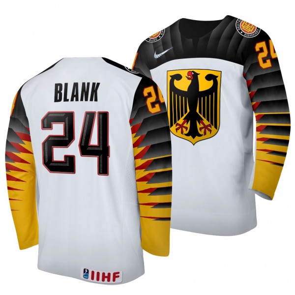 Alexander Blank #24 Germany Hockey 2022 IIHF World...