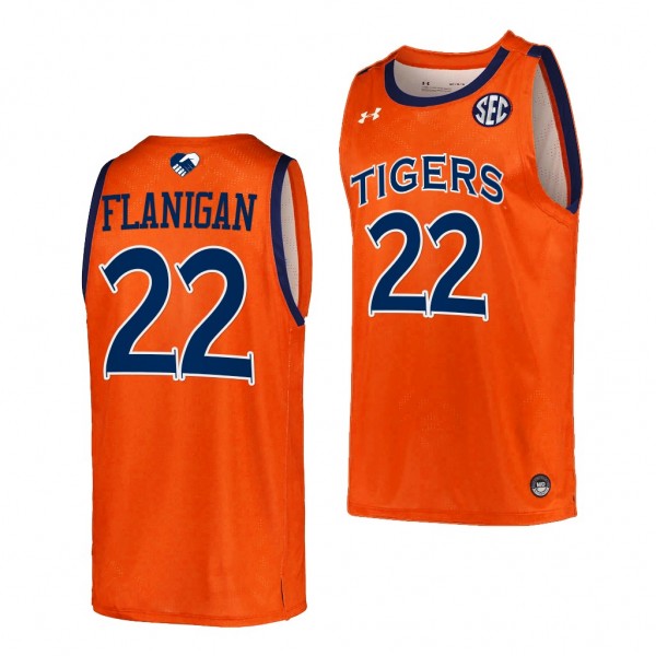 Allen Flanigan #22 Auburn Tigers 2022 College Bask...