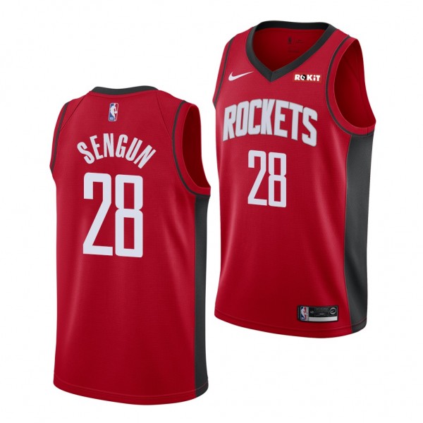 Alperen Sengun Houston Rockets 2021 NBA Draft Red ...