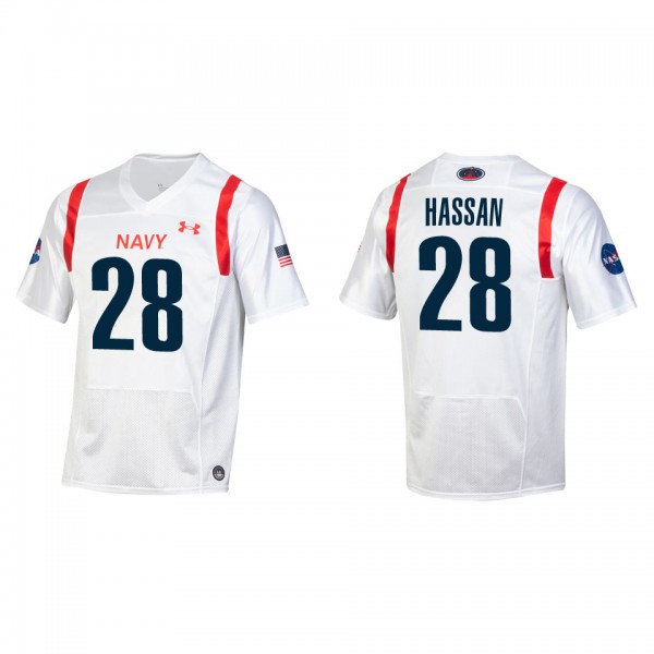 Amin Hassan Navy Midshipmen Under Armour 2022 Special Games Replica Jersey White