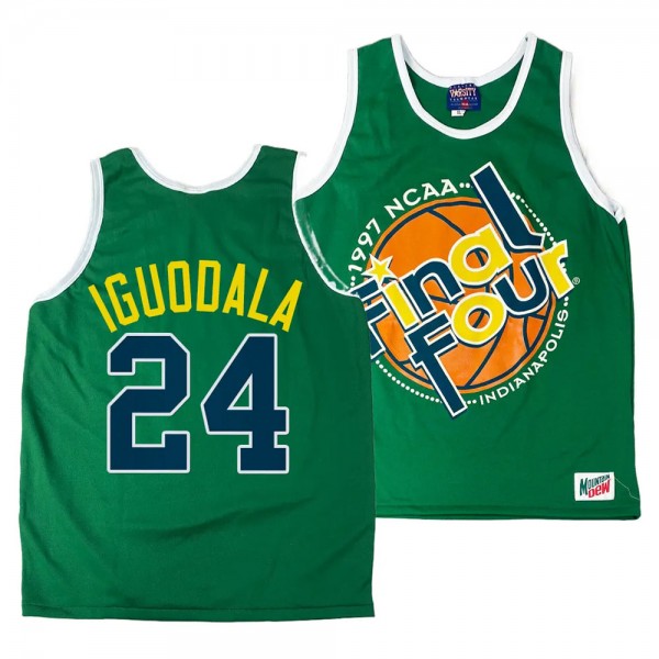 Andre Iguodala Arizona Wildcats #24 Green 1997 NCA...