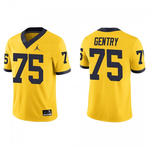 Andrew Gentry Michigan Wolverines Jordan Brand Alternate Game Jersey Maize