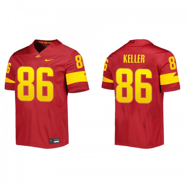 Andrew Keller Iowa State Cyclones Untouchable College Football Jersey Cardinal