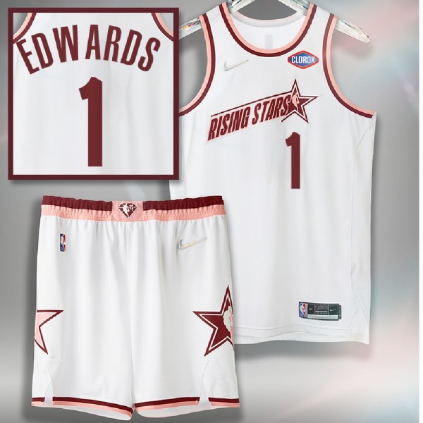 Anthony Edwards 2022 NBA Rising Stars Timberwolves...