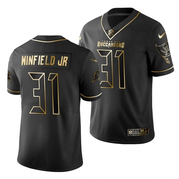 NFL Antoine Winfield Jr. Black 2020 NFL Draft Gold...
