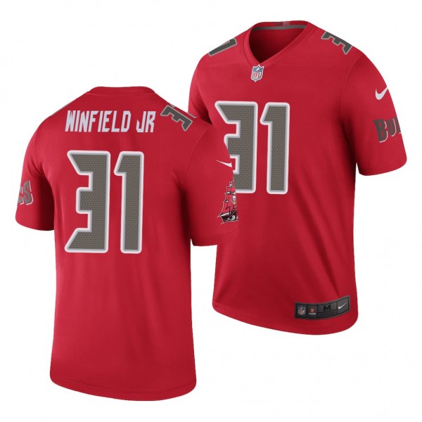 Tampa Bay Buccaneers Antoine Winfield Jr. Red 2020 2020 NFL Draft Men's Color Rush Legend Jersey