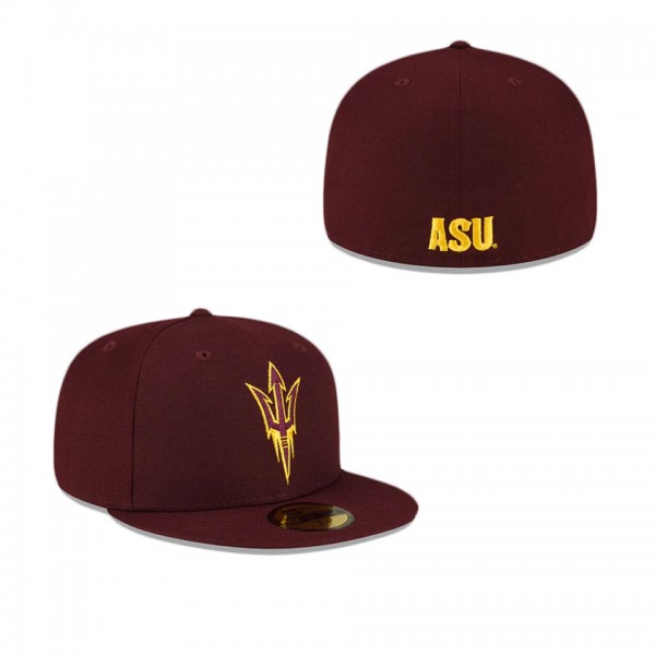 Arizona State Sun Devils 59FIFTY Fitted Burgundy H...