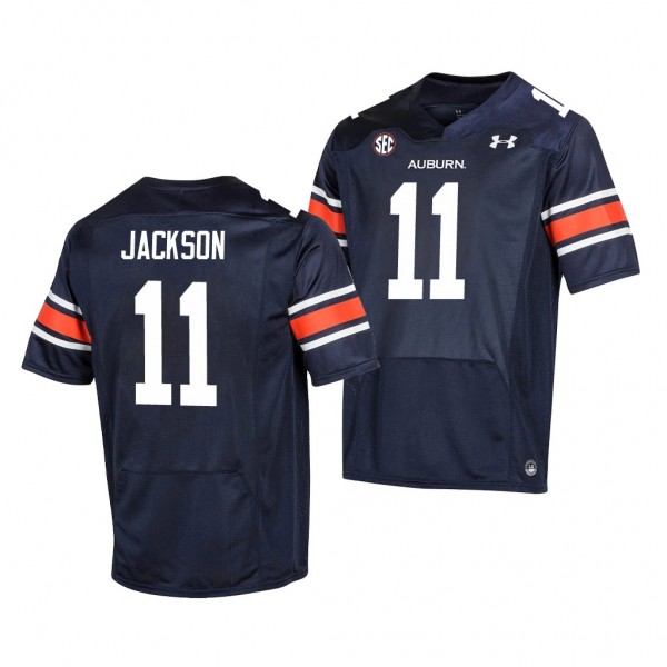 Auburn Tigers Shedrick Jackson Navy Premier Footba...