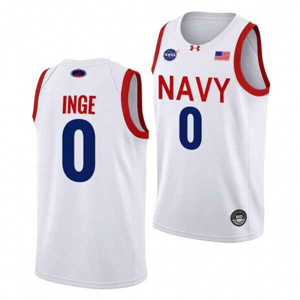 Navy Midshipmen Austin Inge NASA-Themed Basketball...