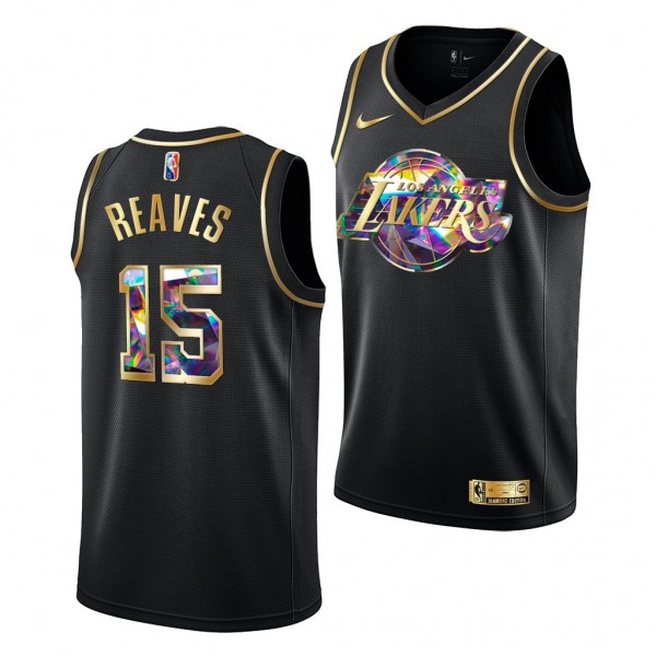 Austin Reaves #15 Los Angeles Lakers 2021-22 Golde...