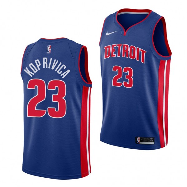 Balsa Koprivica Detroit Pistons 2021 NBA Draft Blu...