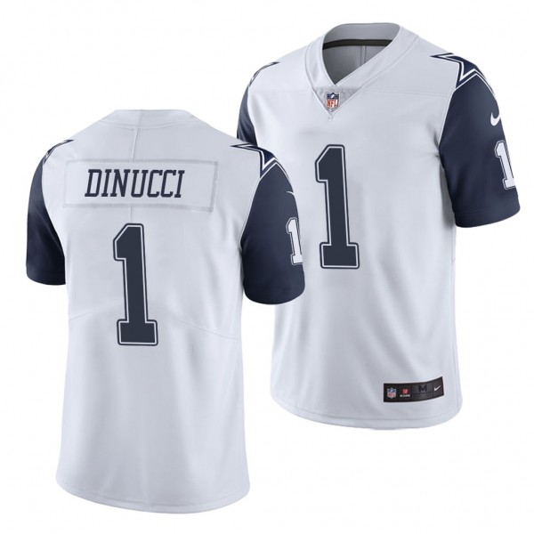 Dallas Cowboys Ben DiNucci White 2020 NFL Draft Me...